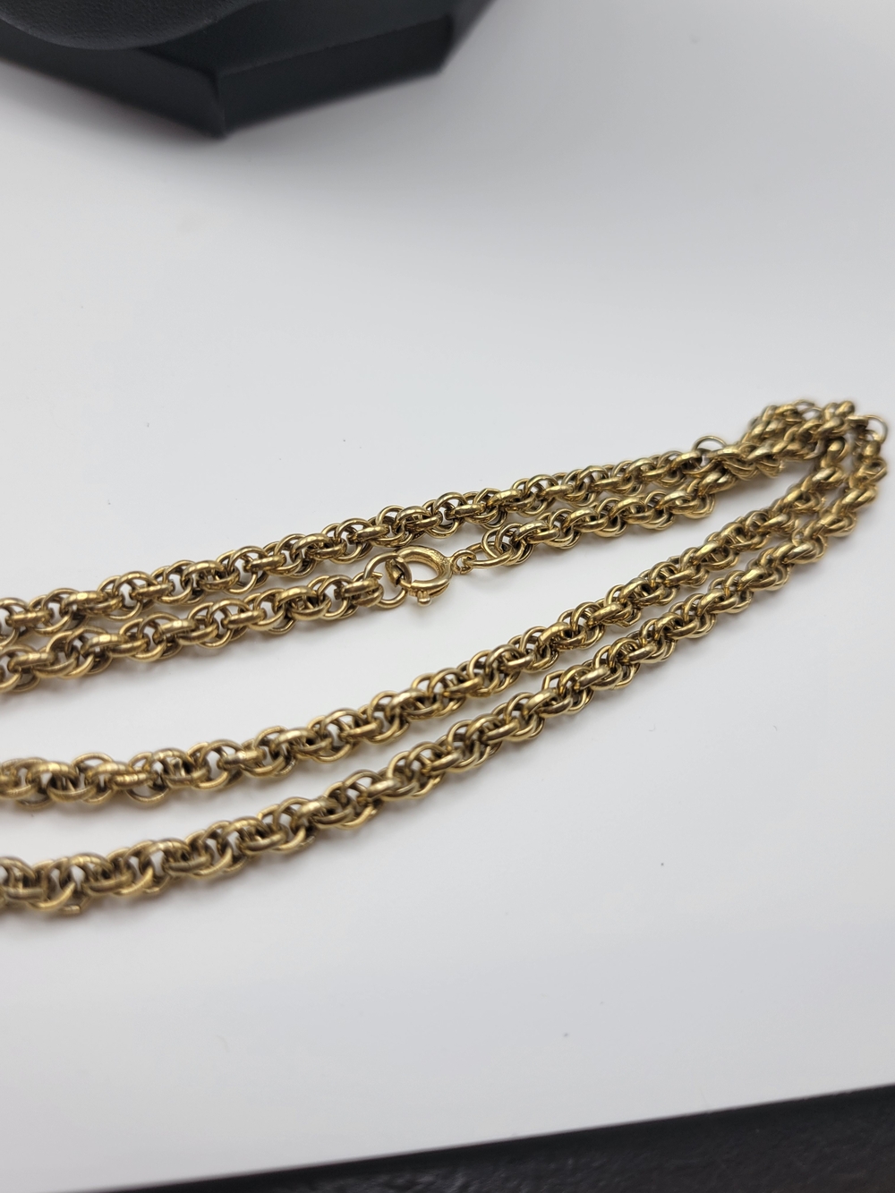 Gold-Tone Rope Chain Necklace Layered - Picture 5 of 6
